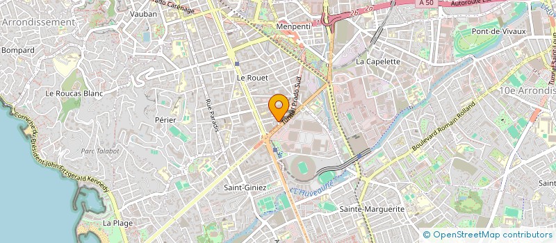 localisation de l'entreprise COPROPRIETE LE LATIL à MARSEILLE