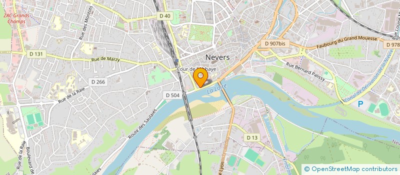 localisation de l'entreprise COPROPRIETE LE LOGIS à NEVERS