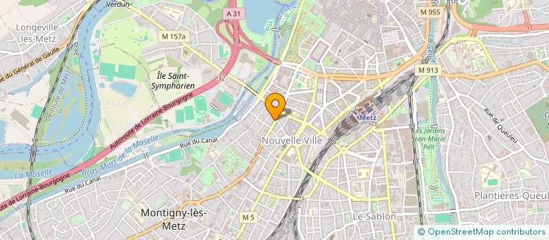 localisation de l'entreprise COPROPRIETE LE LORRAIN  METZ