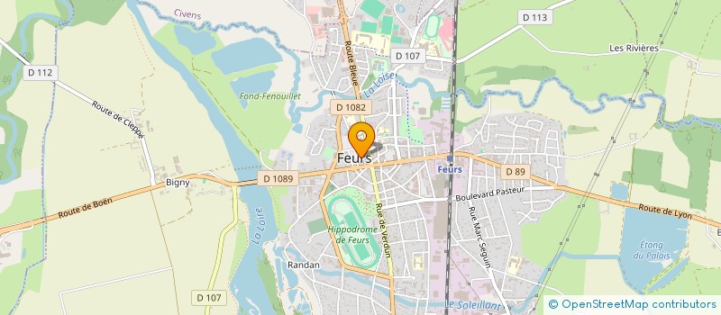 localisation de l'entreprise COPROPRIETE LE LOTUS  FEURS