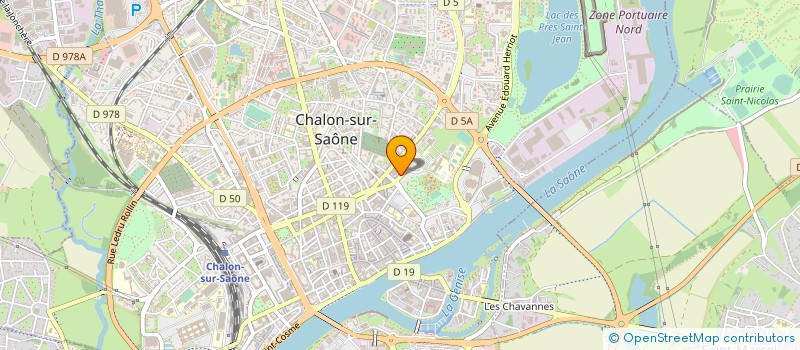 localisation de l'entreprise COPROPRIETE LE LYCEE  CHALON-SUR-SAONE