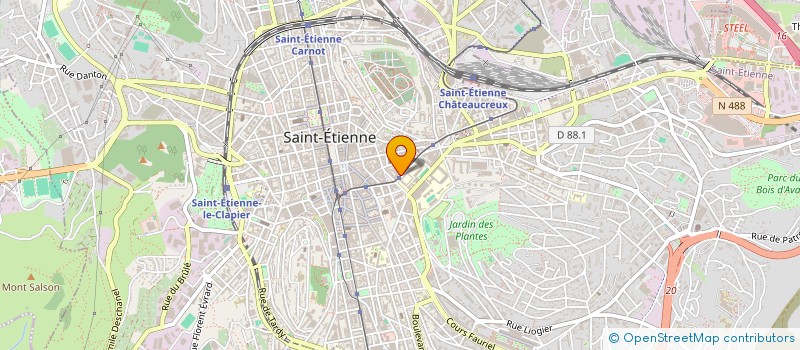 localisation de l'entreprise COPROPRIETE LE LYCEE  SAINT-ETIENNE