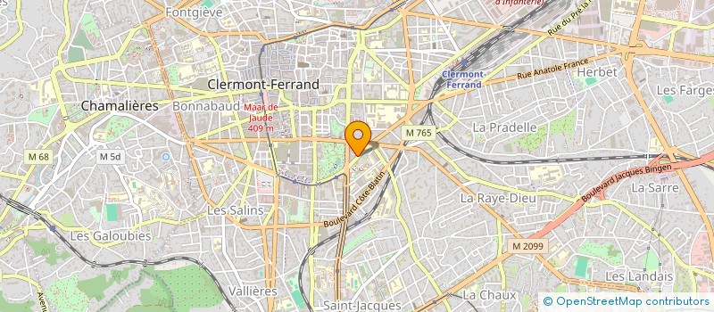 localisation de l'entreprise COPROPRIETE LE LYS  CLERMONT-FERRAND