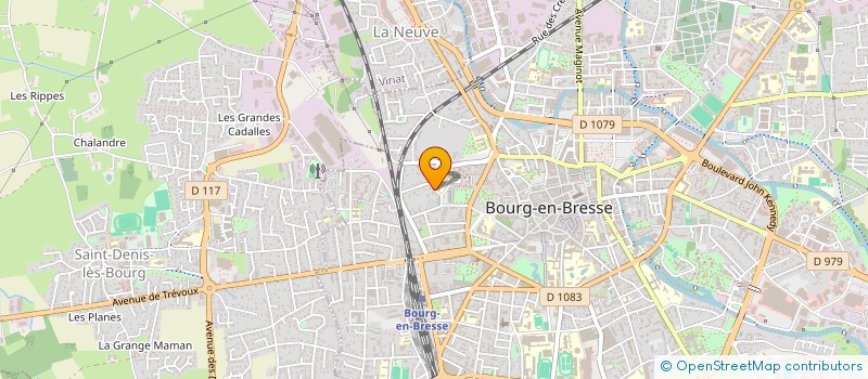 localisation de l'entreprise COPROPRIETE LE MAGENTA  BOURG-EN-BRESSE