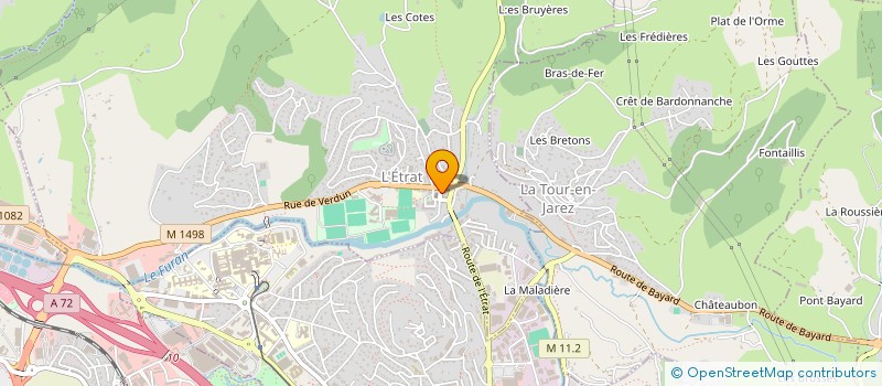 localisation de l'entreprise COPROPRIETE LE MAGNOLIA  L'ETRAT