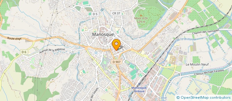 localisation de l'entreprise COPROPRIETE LE MAIL à MANOSQUE