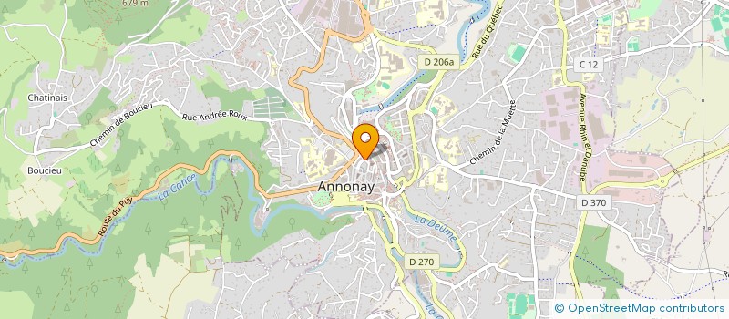 localisation de l'entreprise COPROPRIETE LE MALLEVAL à ANNONAY