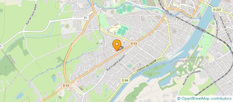 localisation de l'entreprise COPROPRIETE LE MAYOLLET  ROANNE