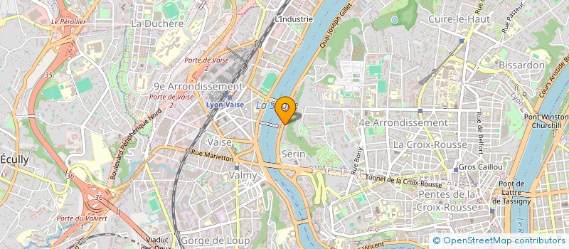 localisation de l'entreprise COPROPRIETE LE MAZARYK  LYON