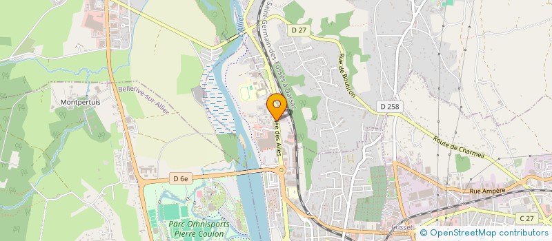 localisation de l'entreprise COPROPRIETE LE MEDITERRANEE  VICHY