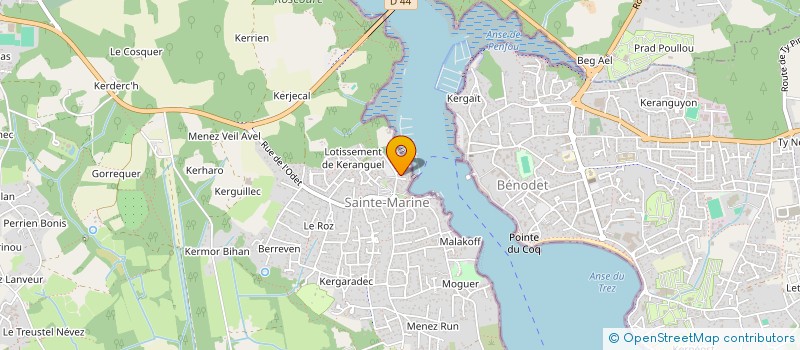 localisation de l'entreprise COPROPRIETE LE MENEZ  COMBRIT