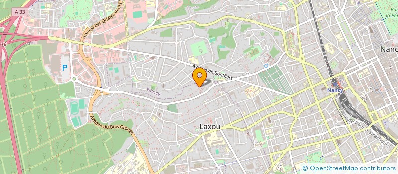 localisation de l'entreprise COPROPRIETE LE MERIDIEN  LAXOU