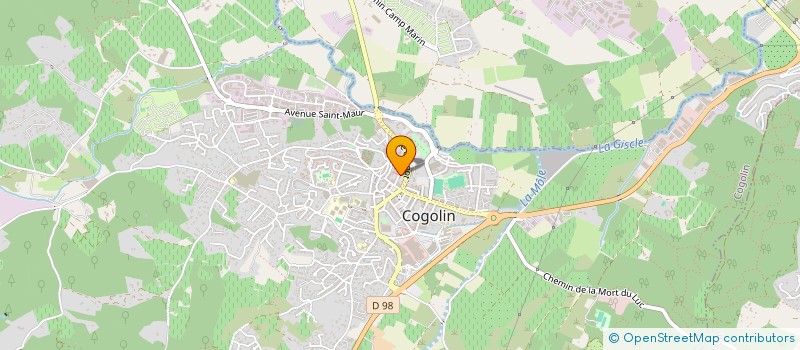 localisation de l'entreprise COPROPRIETE LE MICHELET  COGOLIN