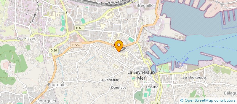 localisation de l'entreprise COPROPRIETE LE MICHELINE à LA SEYNE-SUR-MER