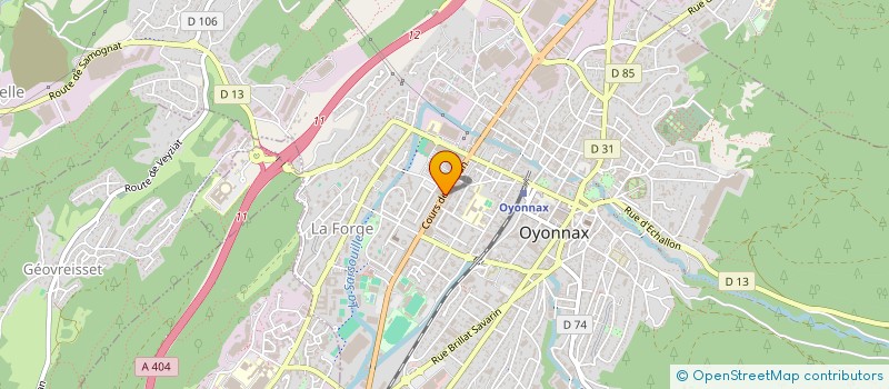 localisation de l'entreprise COPROPRIETE LE MOLIERE à OYONNAX