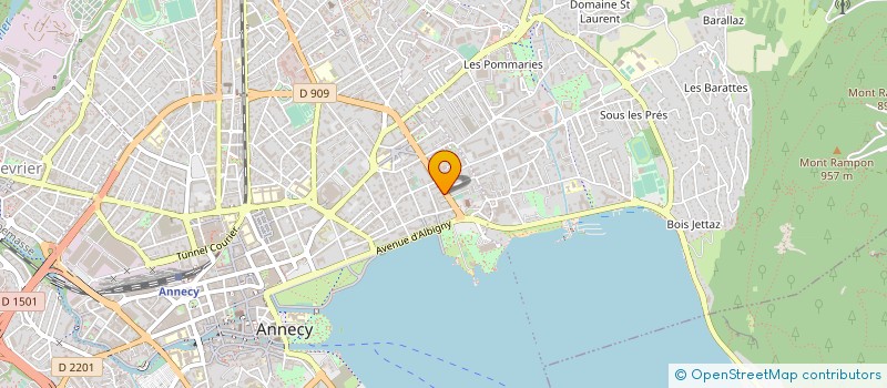 localisation de l'entreprise COPROPRIETE LE MONTAIGNE F  ANNECY