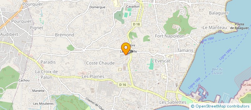 localisation de l'entreprise COPROPRIETE LE MONTE CARLO à LA SEYNE-SUR-MER