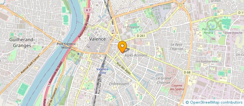 localisation de l'entreprise COPROPRIETE LE MYLORD  VALENCE