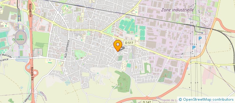 localisation de l'entreprise COPROPRIETE LE NANTES  MEYZIEU