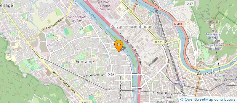 localisation de l'entreprise COPROPRIETE LE NERON  FONTAINE