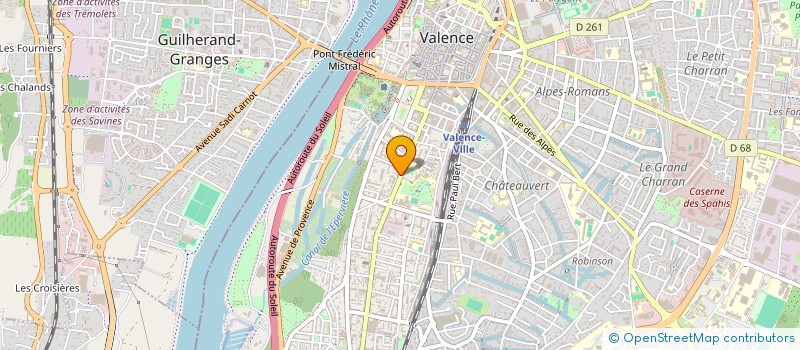 localisation de l'entreprise COPROPRIETE LE NEUILLY  VALENCE