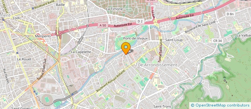 localisation de l'entreprise COPROPRIETE LE NICOLAS à MARSEILLE