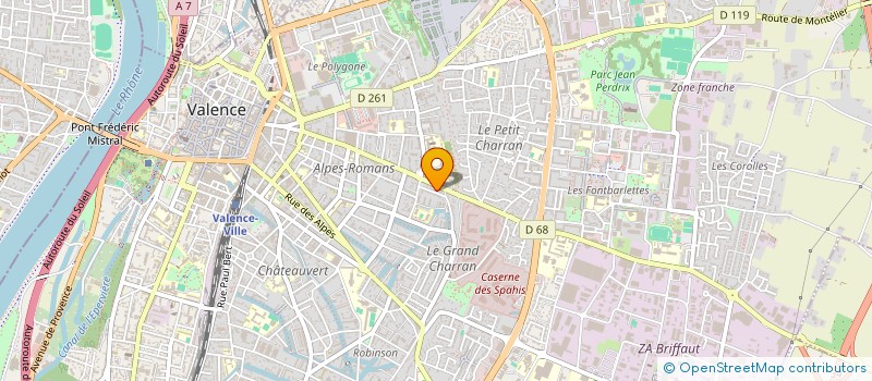 localisation de l'entreprise COPROPRIETE LE NOGENT  VALENCE