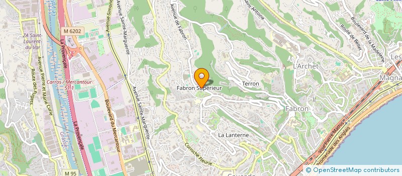 localisation de l'entreprise COPROPRIETE LE PANORAMIC à NICE