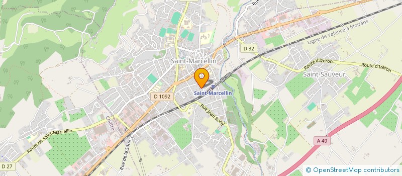 localisation de l'entreprise COPROPRIETE LE PARC  SAINT-MARCELLIN