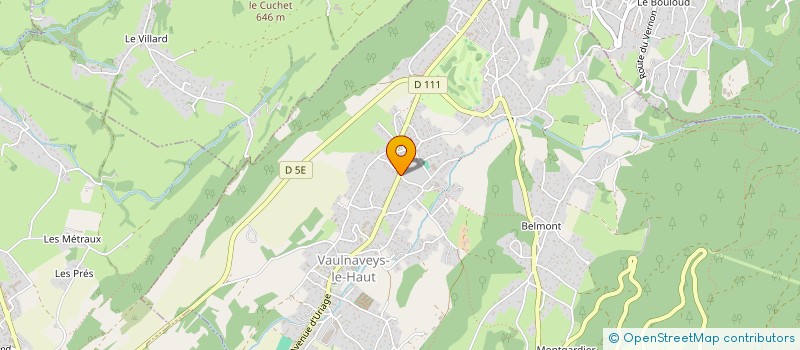 localisation de l'entreprise COPROPRIETE LE PARIS  SAINT-MARTIN-D'URIAGE