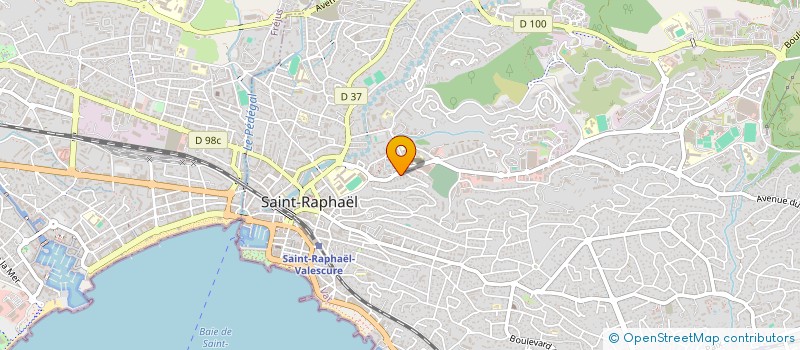 localisation de l'entreprise COPROPRIETE LE PAROS à SAINT-RAPHAEL