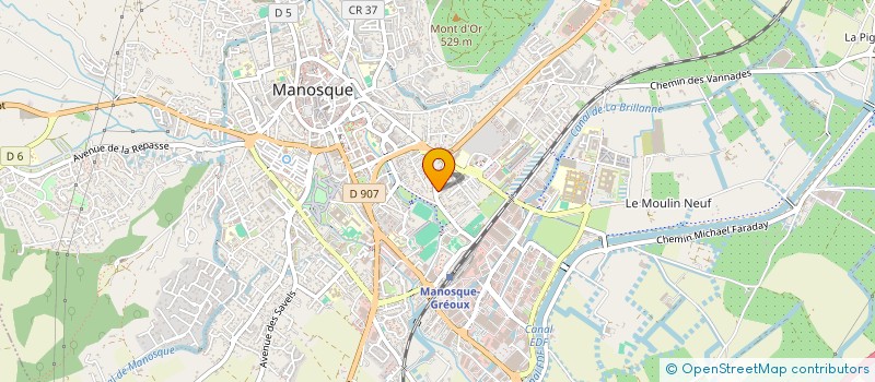 localisation de l'entreprise COPROPRIETE LE PASCAL à MANOSQUE