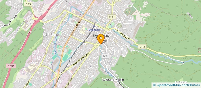 localisation de l'entreprise COPROPRIETE LE PASTEUR à OYONNAX