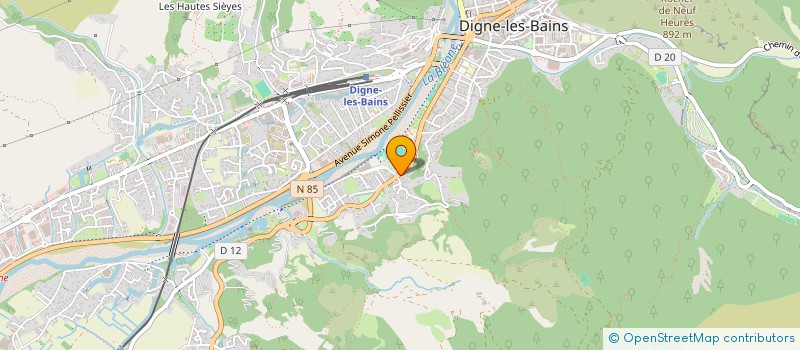 localisation de l'entreprise COPROPRIETE LE PAUL ARENE à DIGNE-LES-BAINS