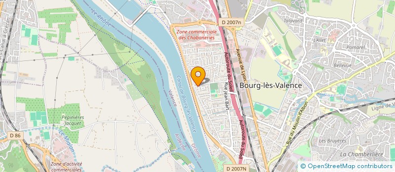 localisation de l'entreprise COPROPRIETE LE PAVILLON  BOURG-LES-VALENCE