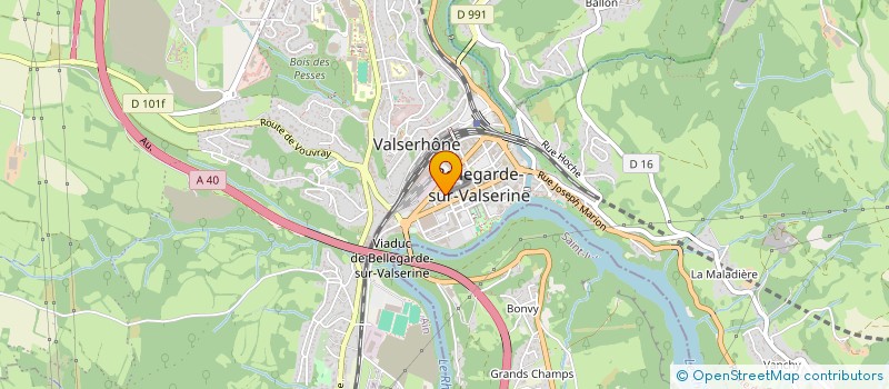 localisation de l'entreprise COPROPRIETE LE PERINO à VALSERHONE