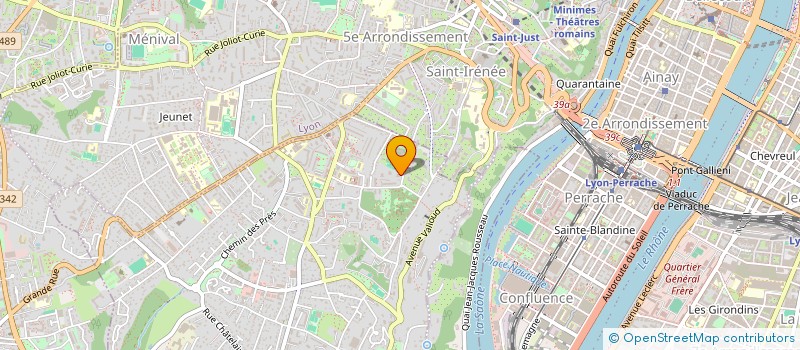 localisation de l'entreprise COPROPRIETE LE PETIT SAINTE FOY  SAINTE-FOY-LES-LYON