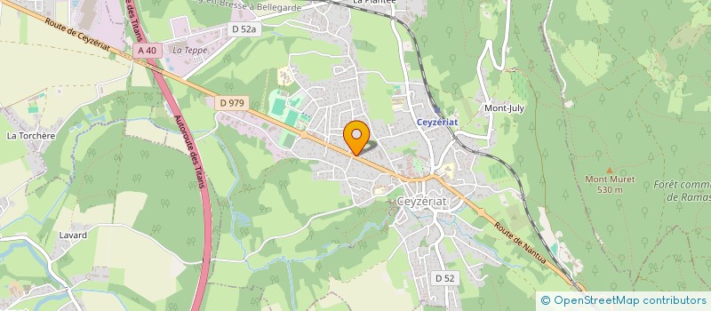localisation de l'entreprise COPROPRIETE LE POISY à CEYZERIAT