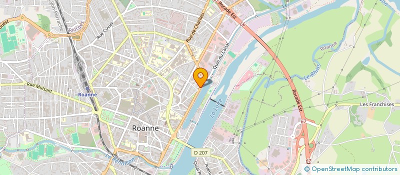 localisation de l'entreprise COPROPRIETE LE PORT  ROANNE