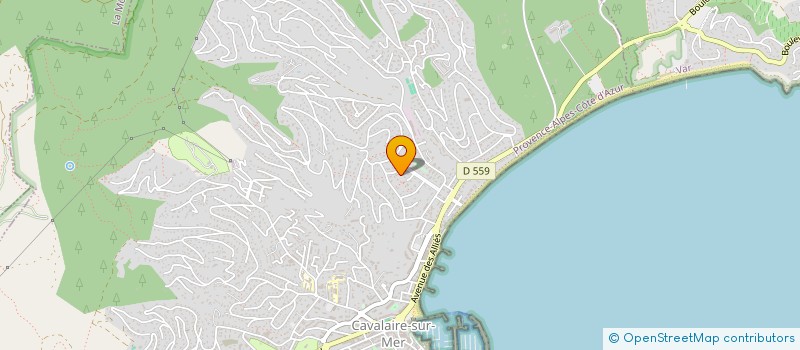localisation de l'entreprise COPROPRIETE LE PRADEL à CAVALAIRE-SUR-MER