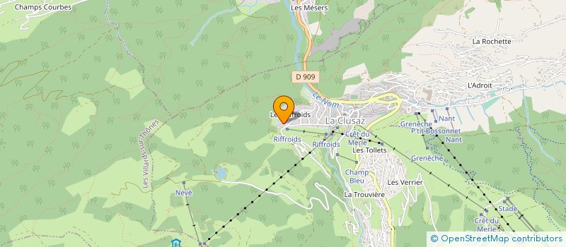 localisation de l'entreprise COPROPRIETE LE PRE VINCENT à LA CLUSAZ