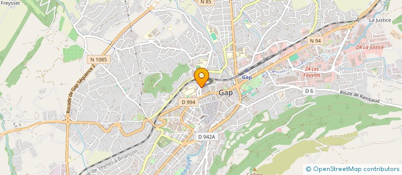 localisation de l'entreprise COPROPRIETE LE PROVENSAL  GAP