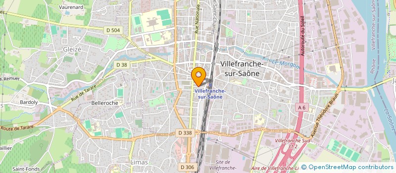 localisation de l'entreprise COPROPRIETE LE QUAI DES LILAS  VILLEFRANCHE-SUR-SAONE