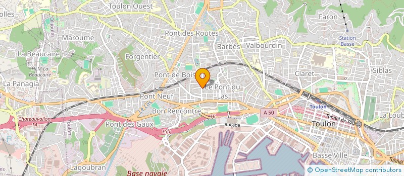 localisation de l'entreprise COPROPRIETE LE REGENT  TOULON