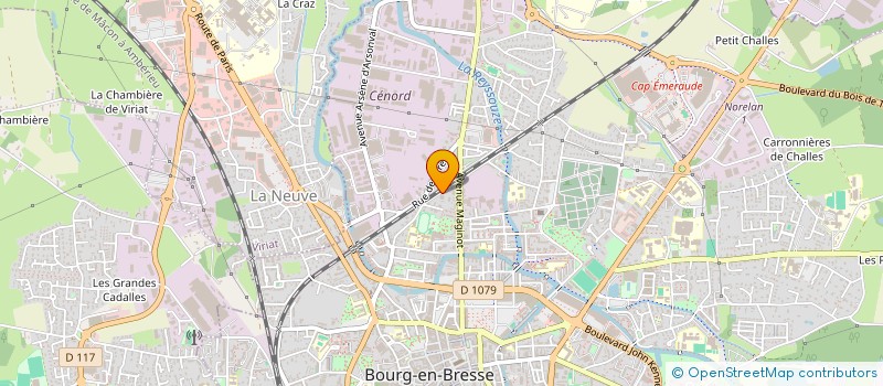 localisation de l'entreprise COPROPRIETE LE REVERMONT PERRODIN  BOURG-EN-BRESSE