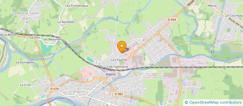 localisation de l'entreprise COPROPRIETE LE REVERNAY  DIGOIN