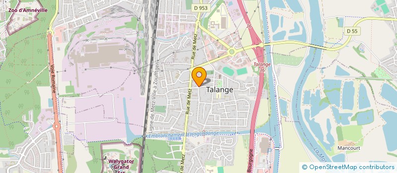 localisation de l'entreprise COPROPRIETE LE RICHELIEU  TALANGE