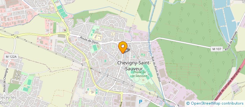 localisation de l'entreprise COPROPRIETE LE RICHELIEU  CHEVIGNY-SAINT-SAUVEUR