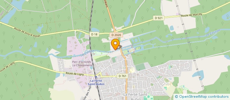 localisation de l'entreprise COPROPRIETE LE RIOU à LA FERTE-SAINT-AUBIN