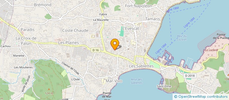 localisation de l'entreprise COPROPRIETE LE RIVIERA à LA SEYNE-SUR-MER